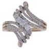 9ct Yellow Gold 0.75ct Brilliant Cut Diamond Fancy Twist Ring