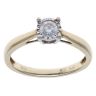 9ct Yellow Gold 0.25ct Brilliant Cut Diamond Solitaire Ring
