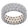 18ct White Gold 6.00ct Brilliant Cut Diamond Fancy Ring