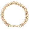9ct Yellow Gold Rollerball Bracelet 7.5"