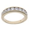 9ct Yellow Gold Cubic Zirconia Half Eternity Ring