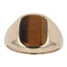 9ct Yellow Gold Tigers Eye Signet Ring