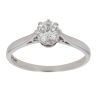 18ct White Gold 0.50ct Brilliant Cut Diamond Solitaire Ring