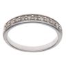 9ct White Gold 0.25ct Brilliant Cut Diamond Eternity Ring