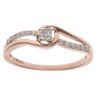 9ct Rose Gold 0.15ct Brilliant Cut Diamond Solitaire Ring