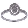 9ct White Gold 0.20ct Brilliant Cut Diamond Cluster Ring