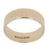 9ct Yellow Gold Stripes Wedding Band 6.7mm