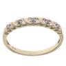 9ct Yellow Gold 0.05ct Diamond Half Eternity Ring