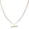 9ct Yellow Gold Curb T-Bar Chain 24"