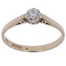 9ct Yellow Gold 0.15ct Brilliant Cut Diamond Solitaire Ring