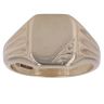 9ct Yellow Gold Quarter Patterned Signet Ring