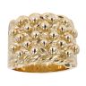 9ct Yellow Gold Four Row Keeper Ring