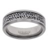 Unique & Co Black Carbon Fibre Fancy Wedding Ring