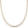 9ct Yellow Gold Flat Plain Curb Chain 20"