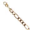 9ct Yellow Gold Figaro Bracelet 8.5"