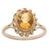 9ct Yellow Gold Citrine Single Stone Ring