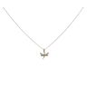 14ct Yellow Gold Child's Cubic Zirconia Dragonfly Pendant & Chain