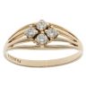 9ct Yellow Gold 0.25ct Brilliant Cut Diamond Openwork Ring