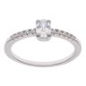 Silver Cubic Zirconia Single Stone Ring By Icesia