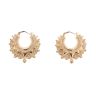 9ct Yellow Gold Gypsy Creole Earrings