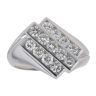 18ct White Gold 1.40ct Brilliant Cut Diamond Fancy Ring