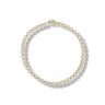 9ct Yellow Gold Cubic Zirconia Tennis Bracelet