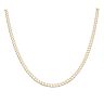 9ct Yellow Gold Square Curb Chain 22"