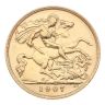 1907 Edward Large Head UK Half Sovereign Coin
