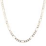 9ct Yellow Gold Figaro Chain 18"