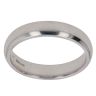 18ct White Gold Plain Wedding Band 4.2mm