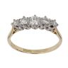 18ct Yellow Gold 0.60ct Brilliant Cut Diamond Five Stone Ring