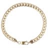 9ct Yellow Gold Curb Bracelet 7.5"