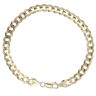 9ct Yellow Gold Curb Bracelet 9"