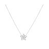 Sterling Silver Cubic Zirconia Star Pendant and Chain 16" by Icesia