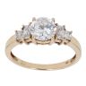 9ct Yellow Gold Cubic Zirconia Five Stone Fancy Ring