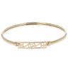 9ct Yellow Gold Patterned Rennie Mac Bangle