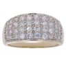 9ct Yellow Gold Cubic Zirconia Cluster Ring