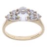 9ct Yellow Gold Cubic Zirconia Fancy Ring