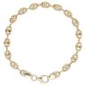 9ct Yellow Gold Button Bracelet 8"