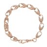 9ct Rose Gold Tulip Bracelet 8.5"