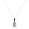 Silver Cubic Zirconia Boxing Glove Pendant and Chain 22" By Icesia