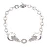 18ct White Gold 0.55ct Brilliant Cut Diamond Panther Bracelet 7.5"