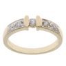 9ct Yellow Gold Cubic Zirconia Five Stone Ring