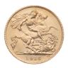 1915 George V Large Head UK Half Sovereign Coin