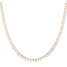 9ct Yellow Gold Diamond Cut Curb Chain 18"