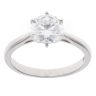 9ct White Gold 1.50ct Lab Grown Diamond Solitaire Ring