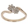 9ct Yellow Gold 0.25ct Brilliant Cut Diamond Cluster Ring