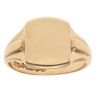 9ct Yellow Gold Plain Signet Ring
