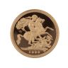 1999 Elizabeth II Fourth Portrait UK Half Sovereign Coin