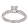 Platinum 0.50ct Princess Cut Diamond Solitaire Ring